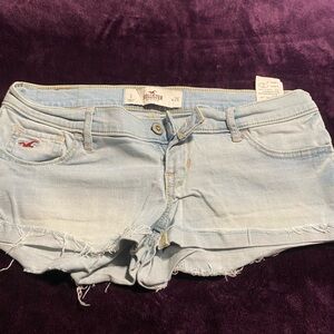 Hollister Light Blue Jean Shorts for Women